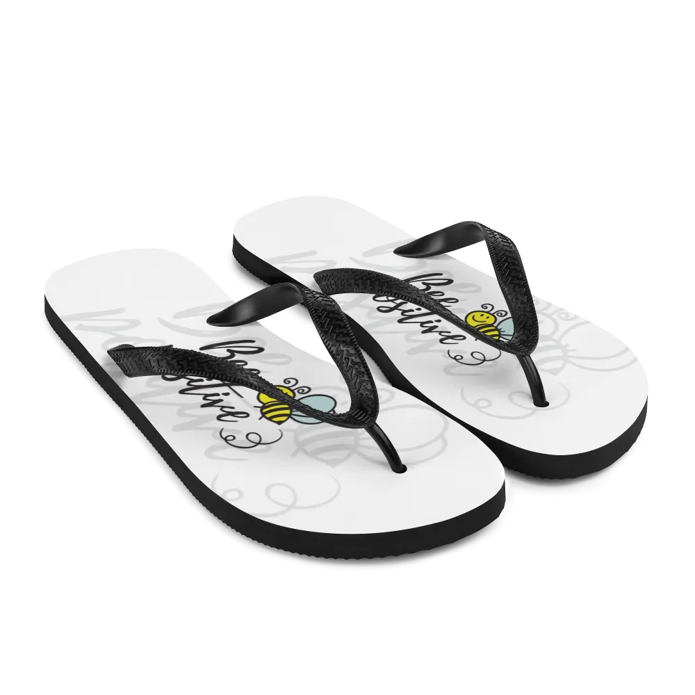 Bee Positive Flip-Flops