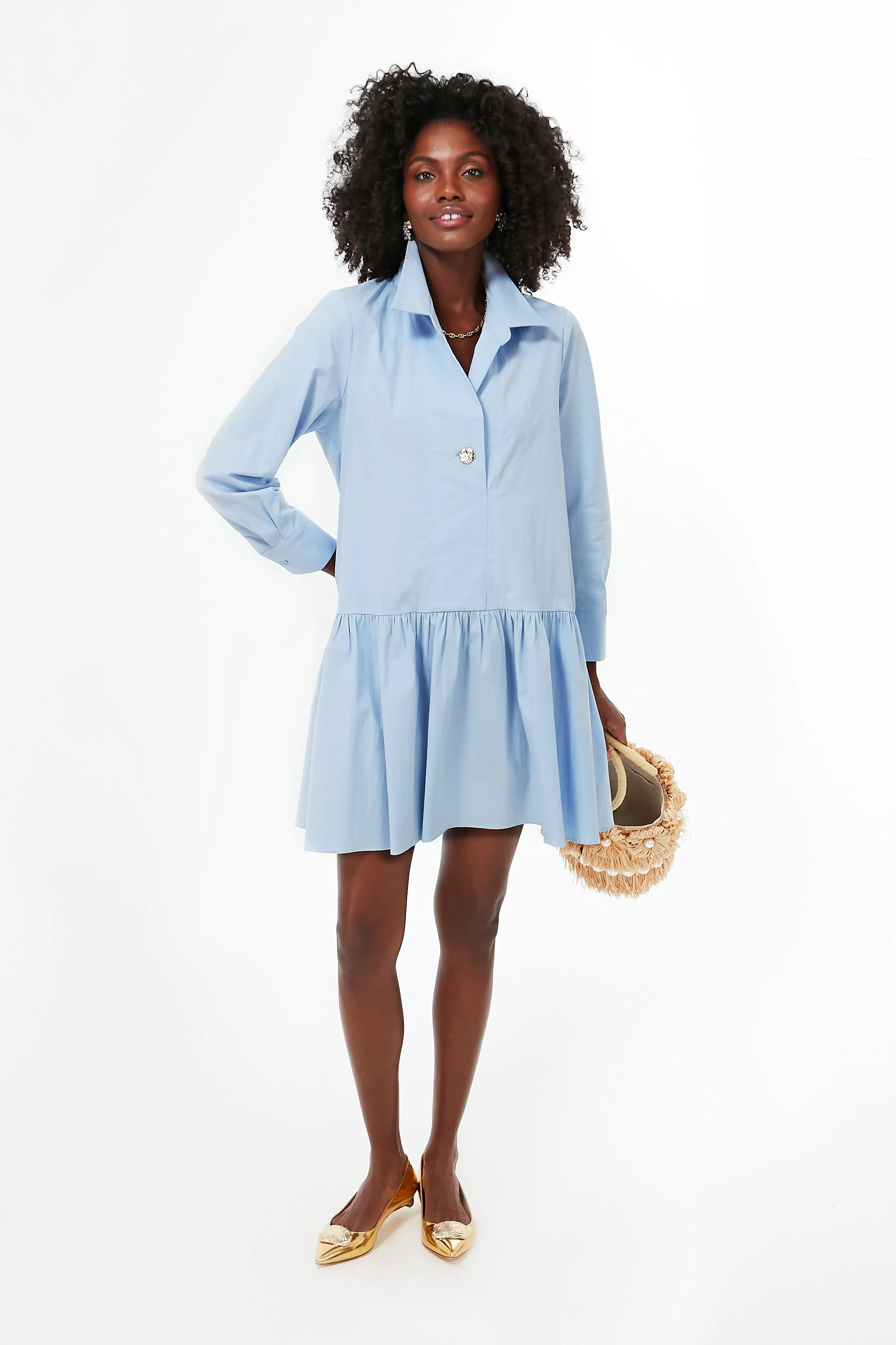 Light Blue Cleia Dress