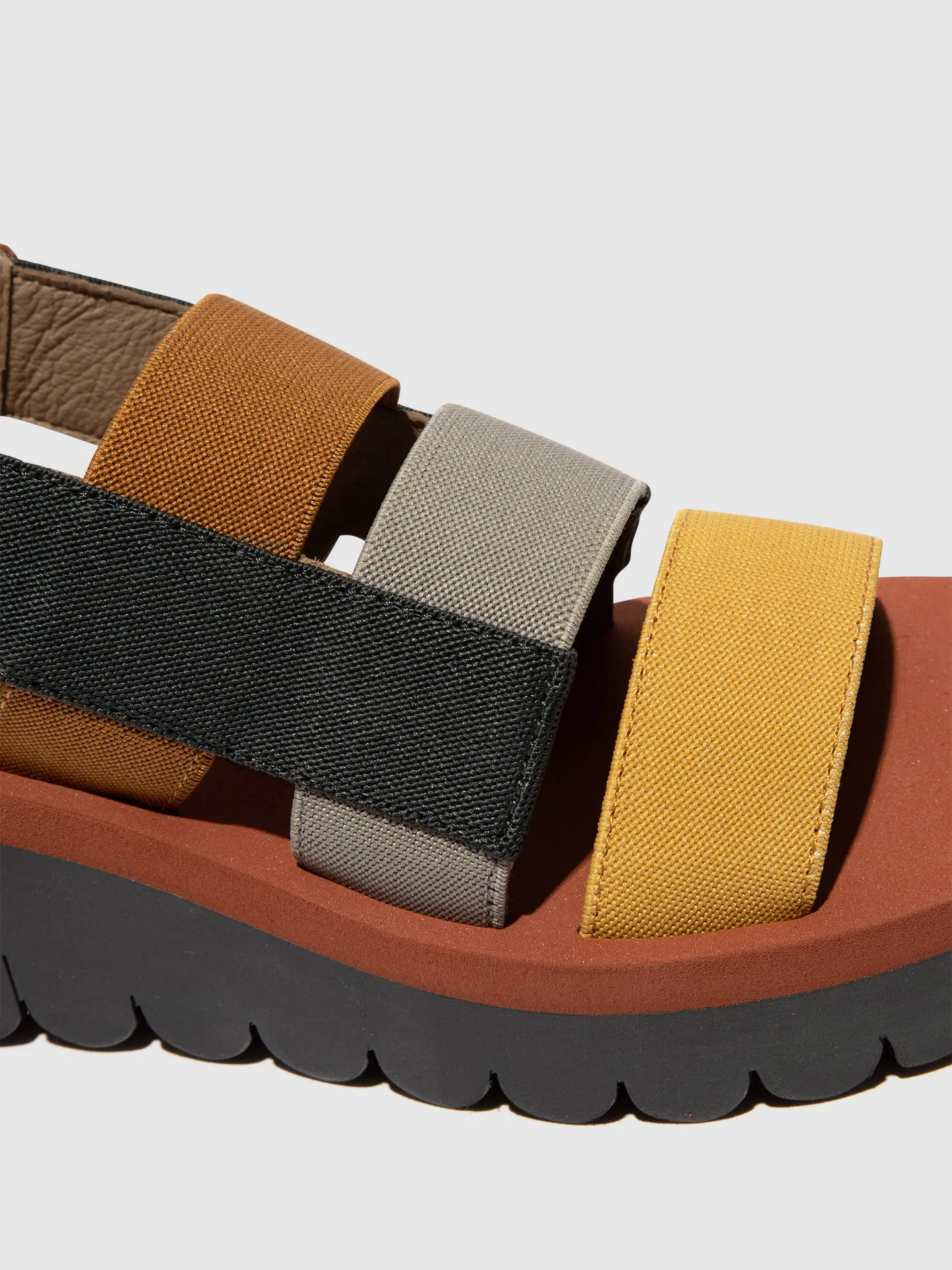 Strappy Sandals YERE847FLY MULTI (BRICK)
