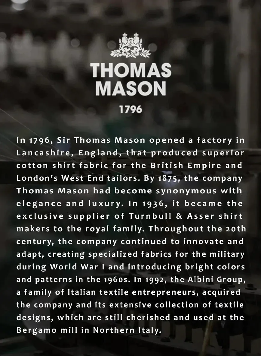 Thomas Mason Light Blue Oxford Shirt